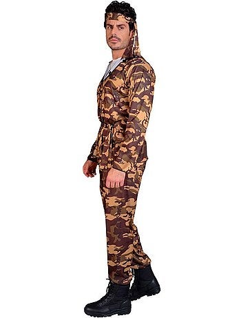 Costume de soldat de camouflage