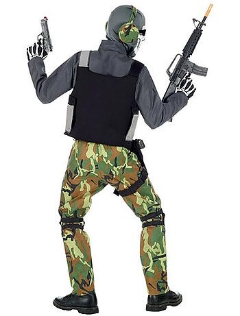 Costume de soldat squelette