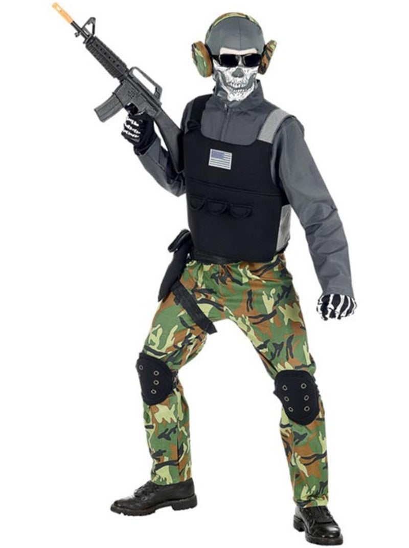 Costume de soldat squelette Multicolore - Kiabi