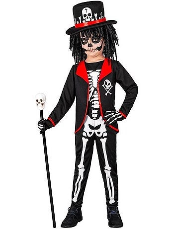 Costume de sorcier squelette vaudou