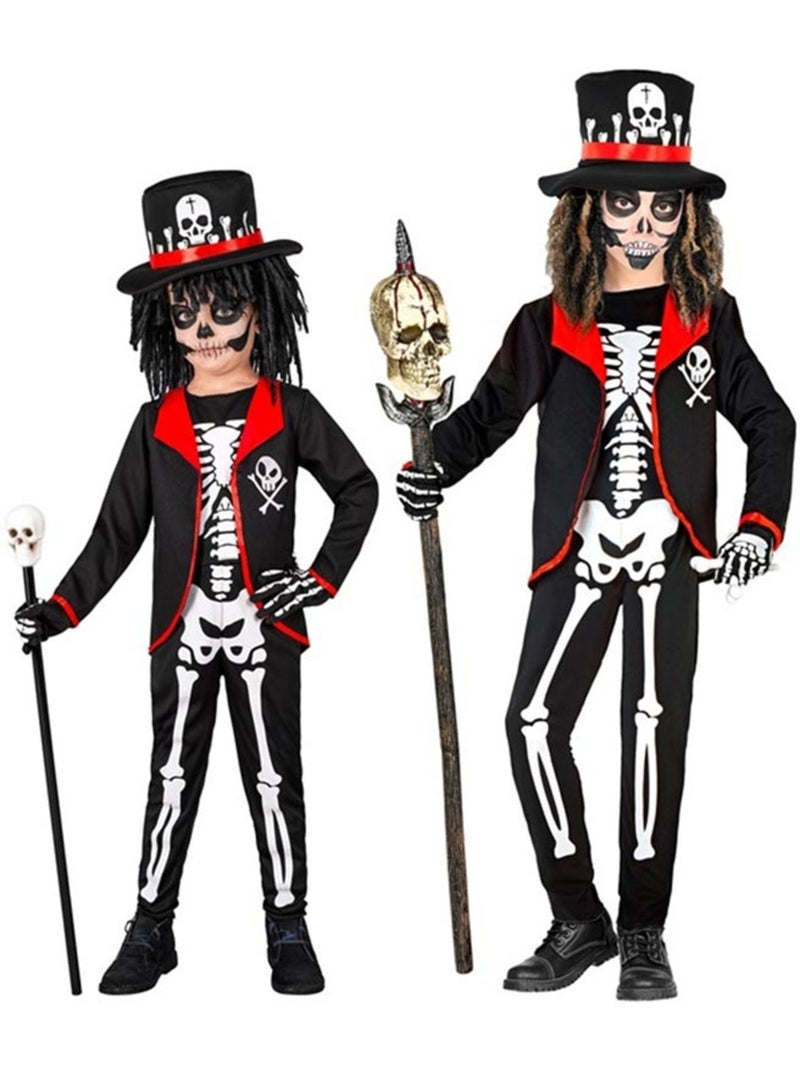 Costume de sorcier squelette vaudou Multicolore - Kiabi
