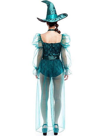 Costume de sorcière en tissu transparent