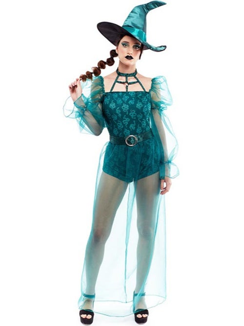 Costume de sorcière en tissu transparent - Kiabi
