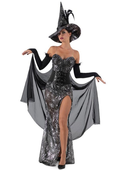 Costume de sorcière en toile d'araignée aguicheuse - Kiabi