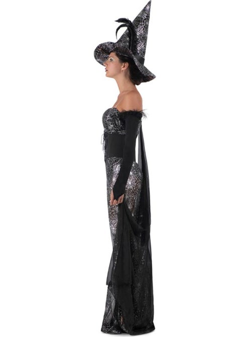 Costume de sorcière en toile d'araignée aguicheuse - Kiabi