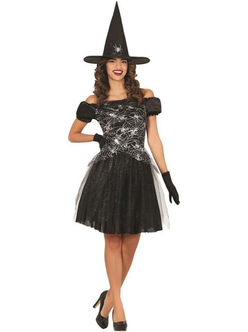 Costume de sorcière en toile d'araignée - Kiabi