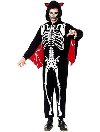 Costume de squelette de chauve-souris