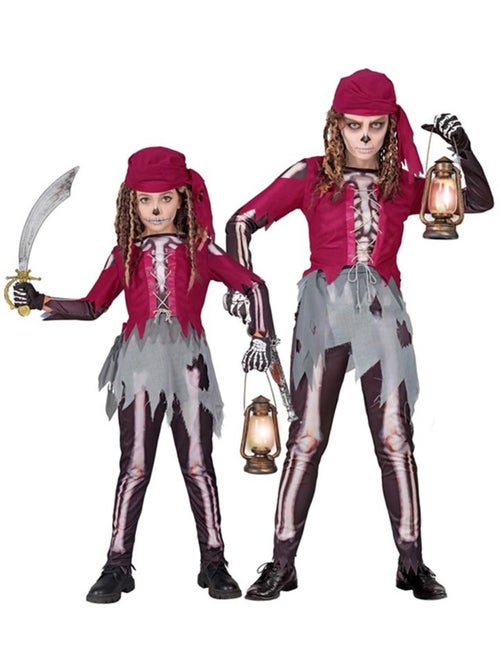 Costume de squelette de garçon de cabine pirate - Kiabi Costume de squelette de garçon de cabine pirate - Kiabi