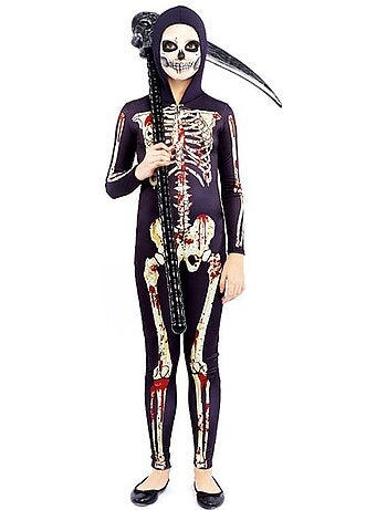 Costume de squelette ensanglanté