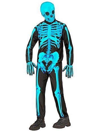 Costume de squelette fluorescent Express