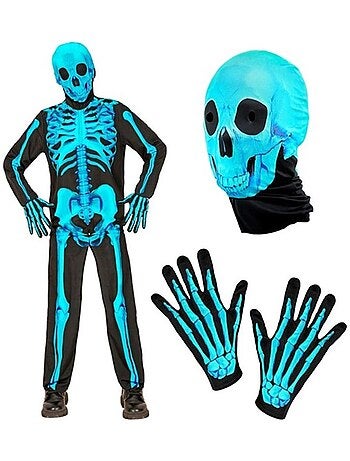 Costume de squelette fluorescent Express
