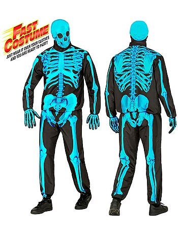 Costume de squelette fluorescent Express