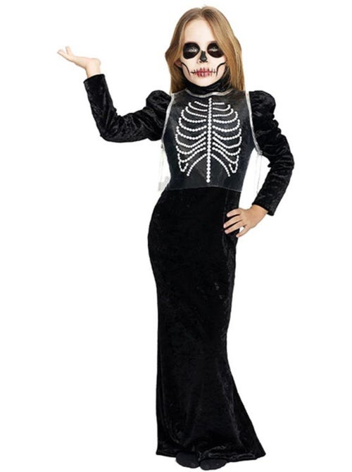 Costume de squelette glamour - Kiabi
