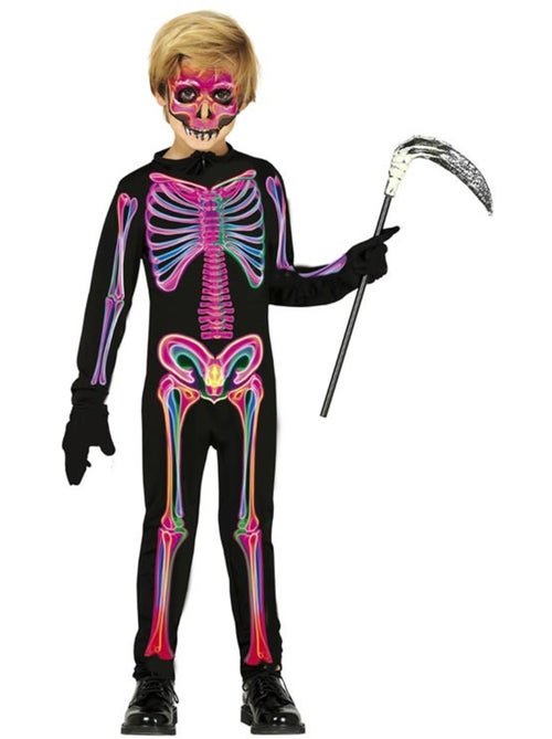 Costume de squelette néon - Kiabi