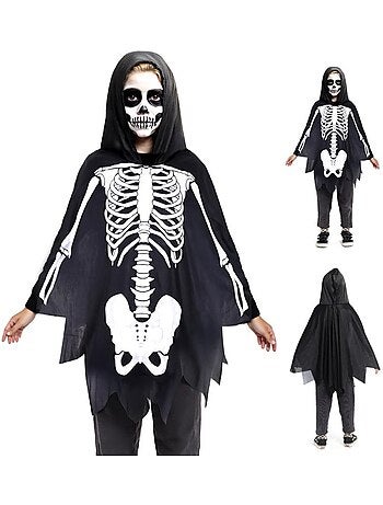 Costume de squelette ou poncho