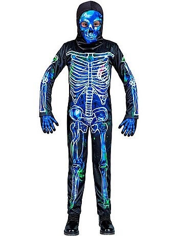 Costume de squelette toxique