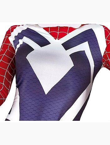 Costume de super-héroïne Spider-Man à capuche