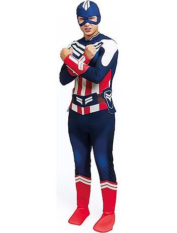 Costume de super-héros américain