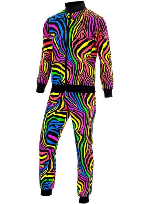 Costume de survêtement animal arc-en-ciel fluorescent - Kiabi