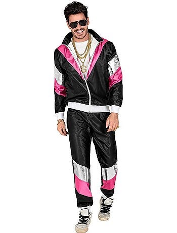 Costume de survêtement années 80 avec effet phosphorescent
