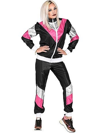 Costume de survêtement années 80 avec effet phosphorescent