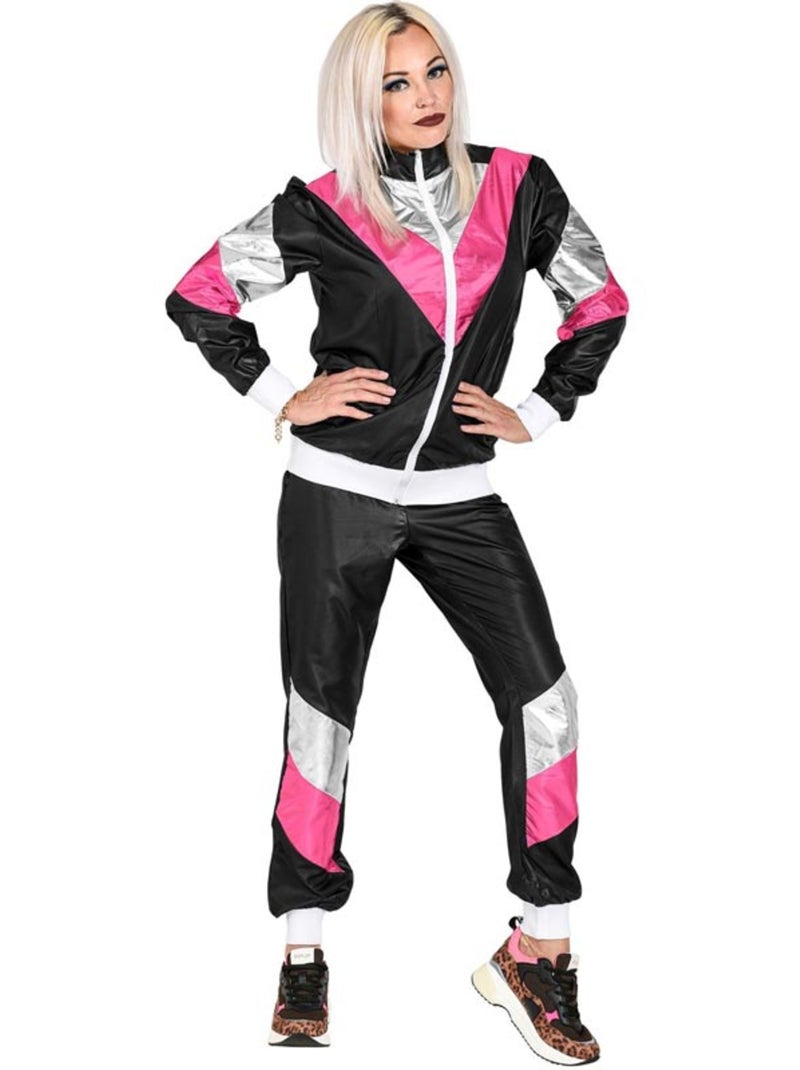 Costume de survêtement années 80 avec effet phosphorescent Multicolore - Kiabi