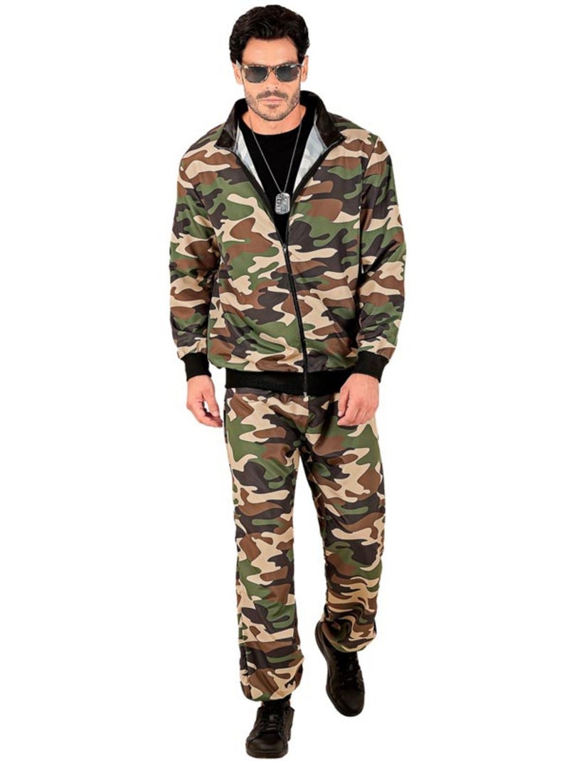 Costume de survêtement camouflage tendance pour soirée Multicolore - Kiabi