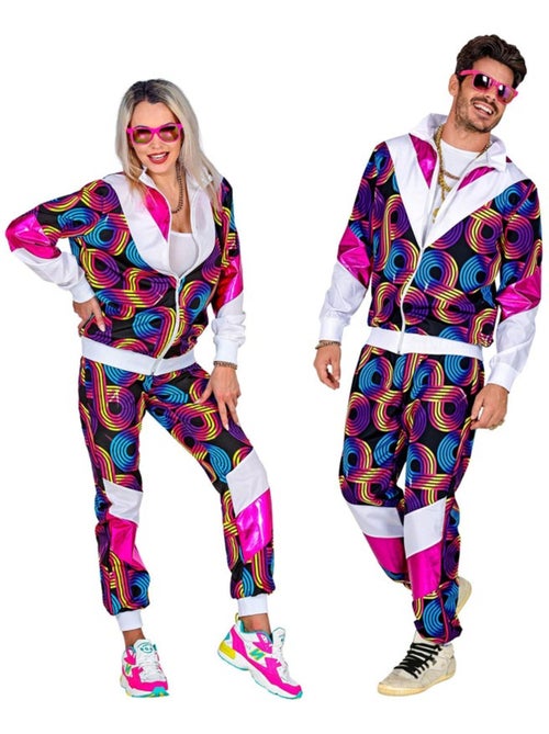 Costume de survêtement disco fluo des années 80 - Kiabi