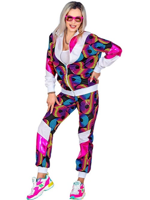 Costume de survêtement disco fluo des années 80 - Kiabi