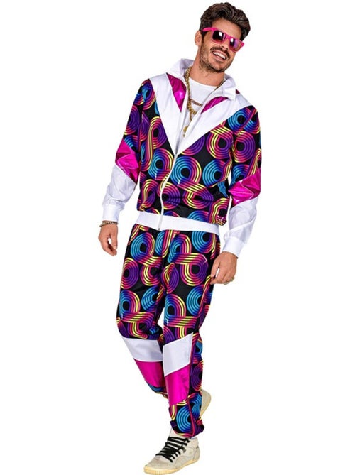 Costume de survêtement disco fluo des années 80 - Kiabi