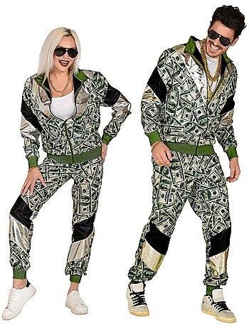 Costume de survêtement fluo des années 80