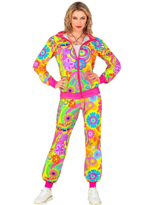 Costume de survêtement fluo hippie groovy love - Kiabi