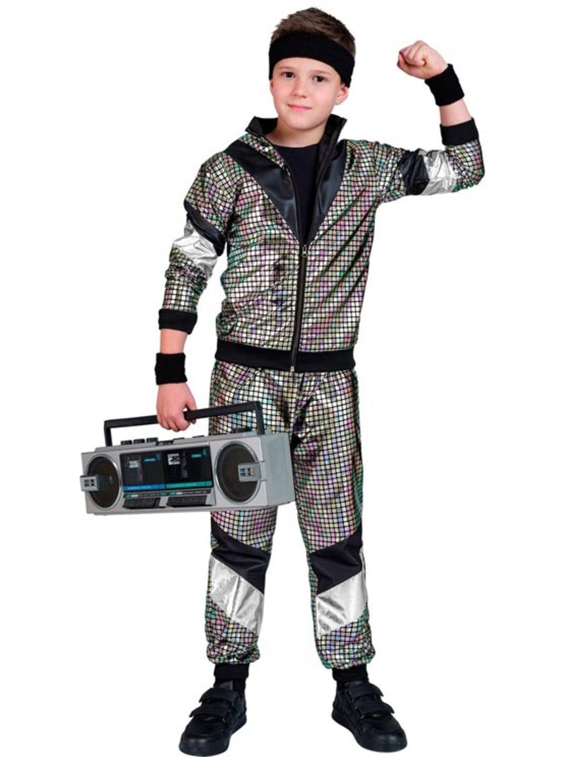 Costume de survêtement réfléchissant des années 80 Multicolore - Kiabi