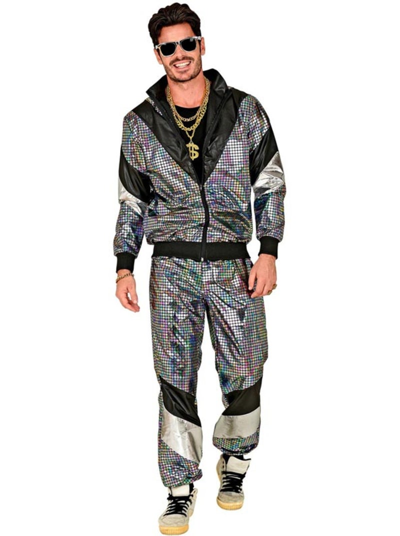 Costume de survêtement réfléchissant des années 80 Multicolore - Kiabi