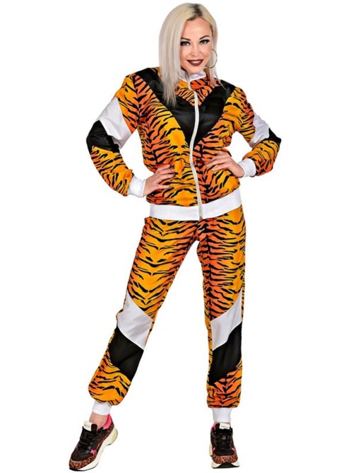 Costume de survêtement tigre fluo années 80 - Kiabi