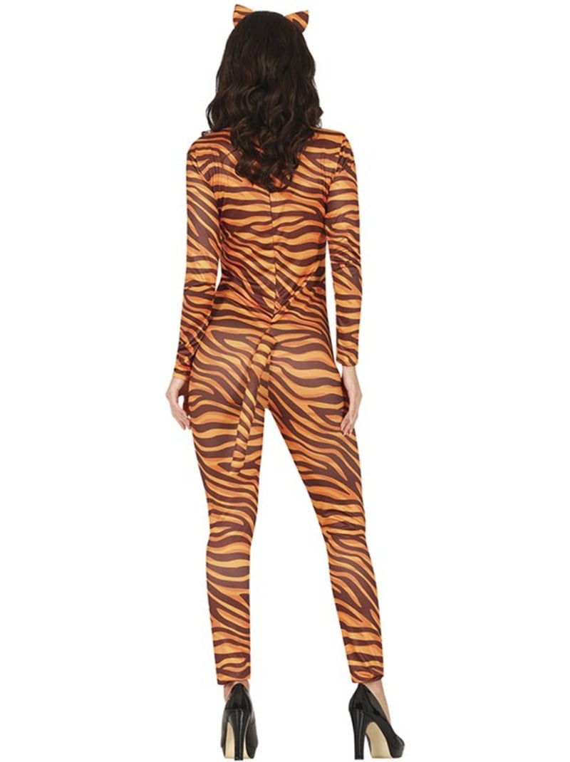 Costume de tigre avec bandeau et queue Multicolore - Kiabi