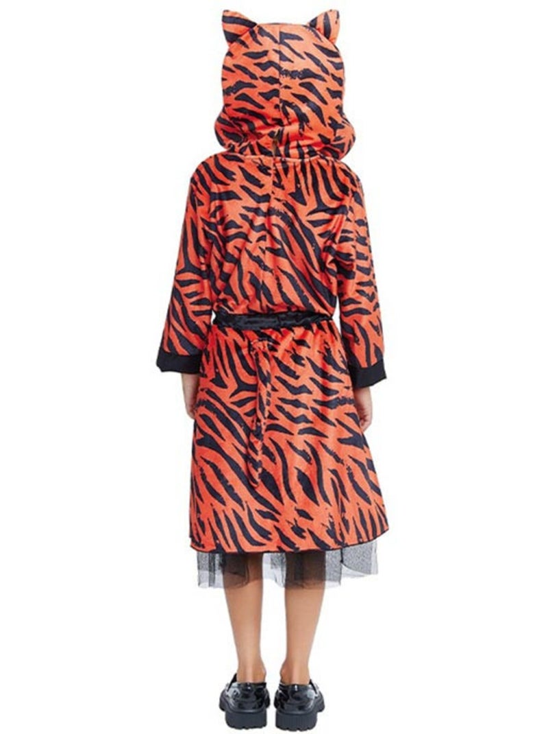 Costume de tigresse en robe à capuche Multicolore - Kiabi