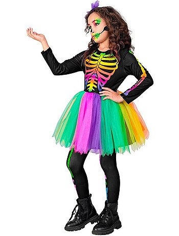 Costume de tutu squelette
