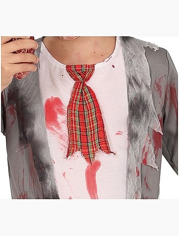 Costume d'écolier zombie