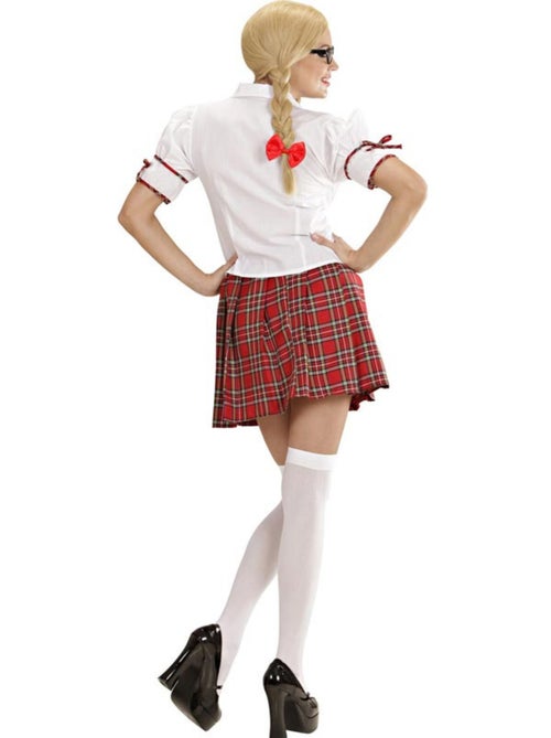 Costume d'écolière avec cravate - Kiabi