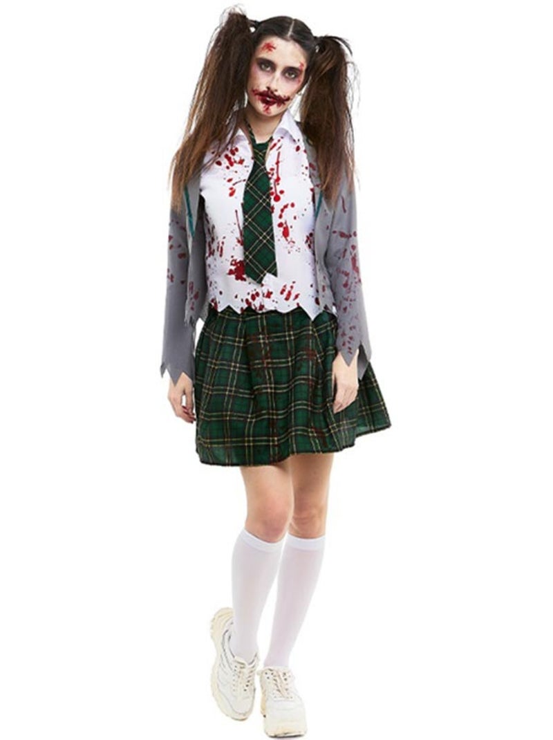 Costume d'écolière zombie avec veste Multicolore - Kiabi