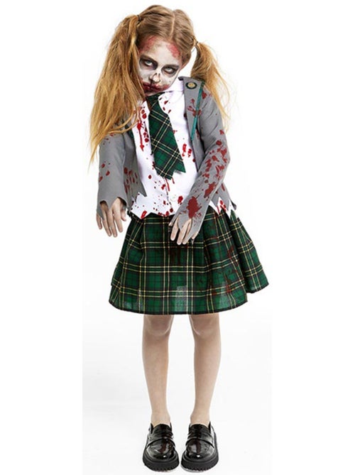 Costume d'écolière zombie avec veste - Kiabi