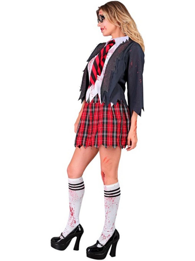 Costume d'écolière zombie Multicolore - Kiabi