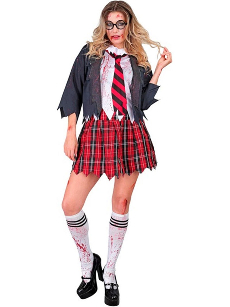 Costume d'écolière zombie Multicolore - Kiabi