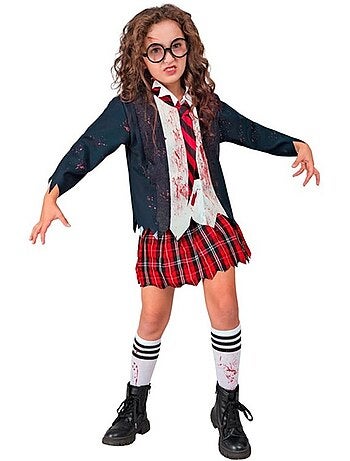Costume d'écolière zombie