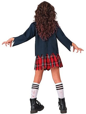 Costume d'écolière zombie