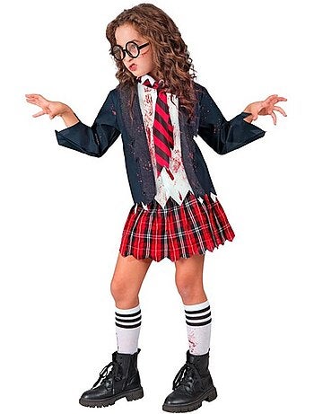 Costume d'écolière zombie