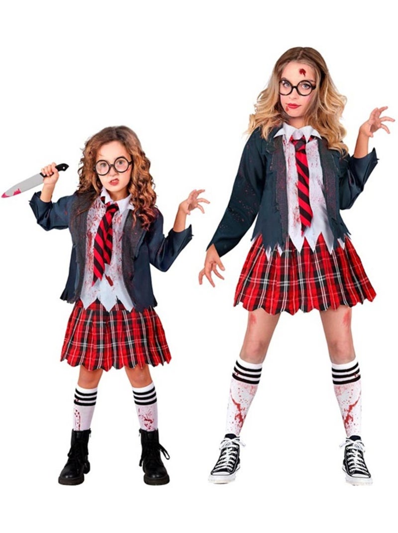 Costume d'écolière zombie Multicolore - Kiabi