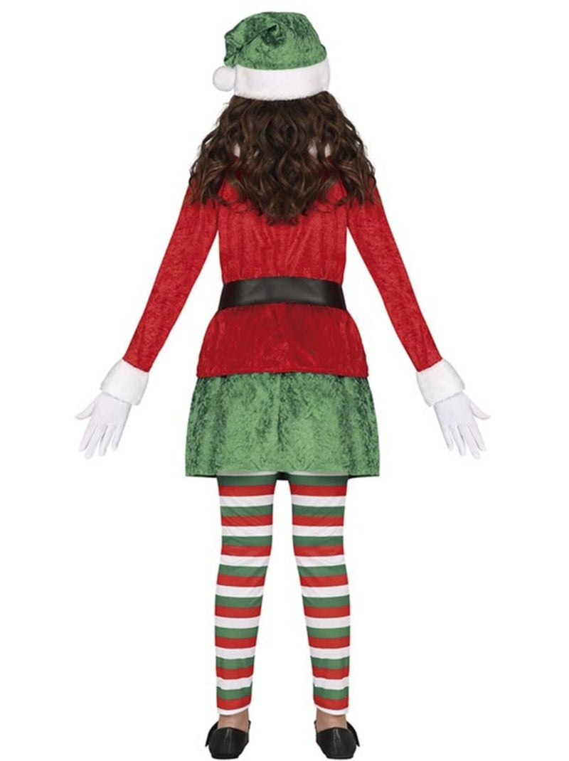Costume d'elfe assistant du Père Noël avec chapeau Multicolore - Kiabi