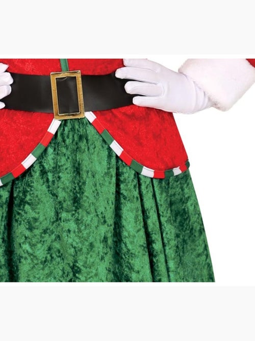 Costume d'elfe assistant du Père Noël avec chapeau - Kiabi